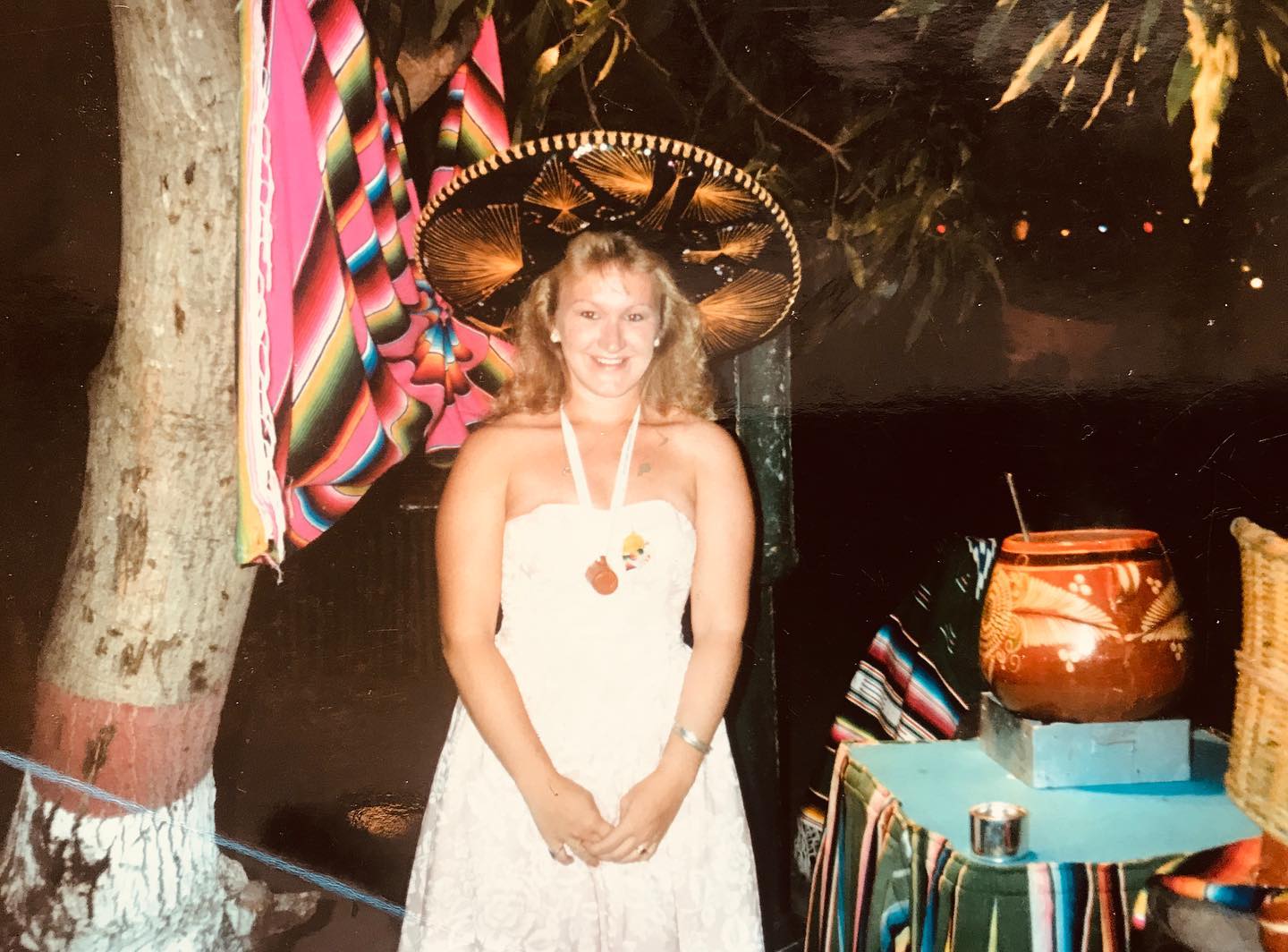 Sarah’s mom, Tina Climaco, on trip to Mexico in the 1990s.