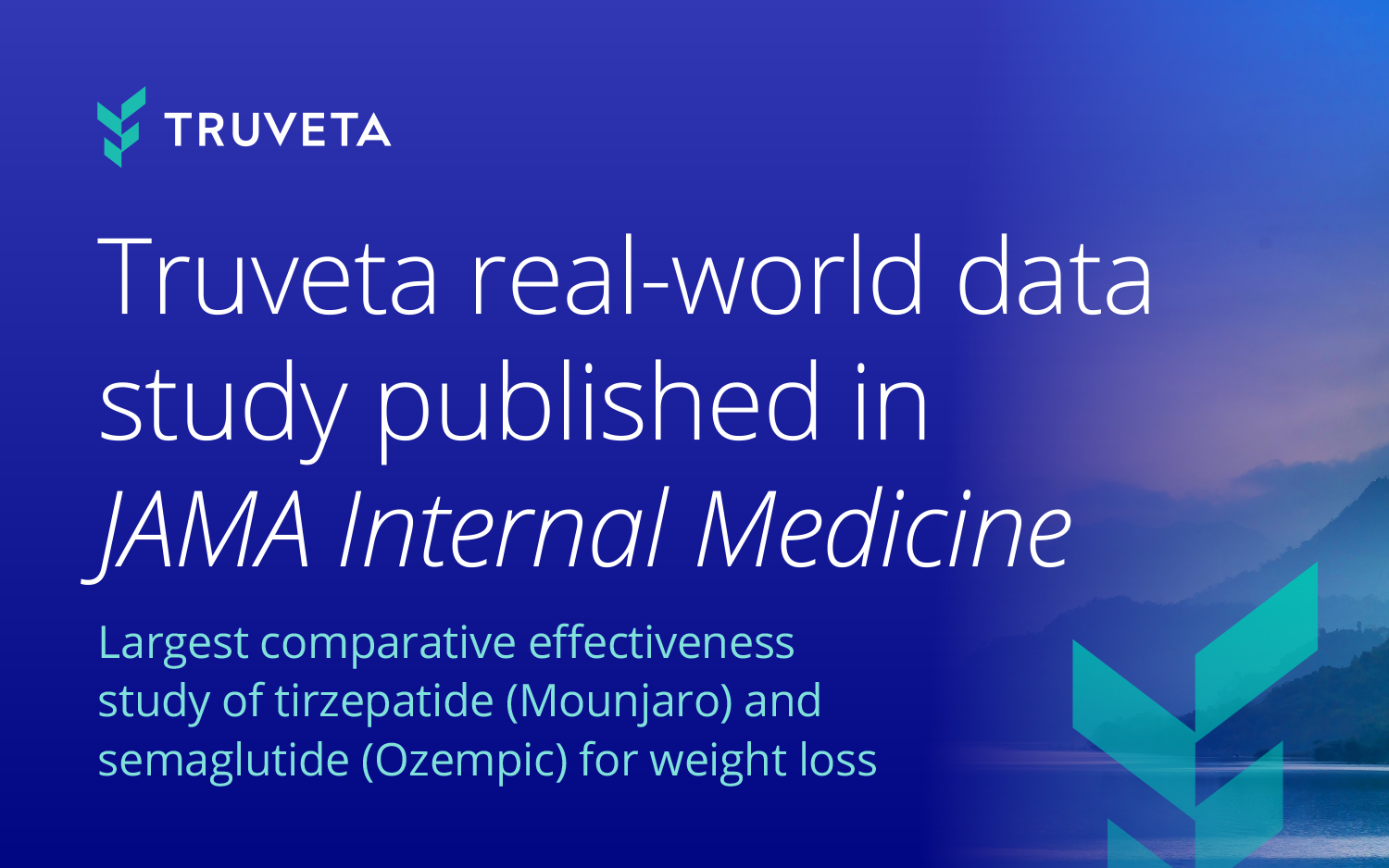 In the largest comparative effectiveness study of tirzepatide (Mounjaro) and semaglutide (Ozempic) for weight loss using real-world data – now published in JAMA Internal Medicine – Truveta Research found that patients with overweight or obesity taking tirzepatide were three times more likely to achieve 15% weight loss than those taking semaglutide.