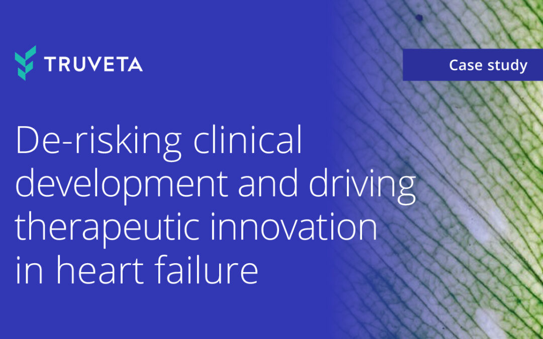 De-risking clinical development and driving therapeutic innovation for heart failure