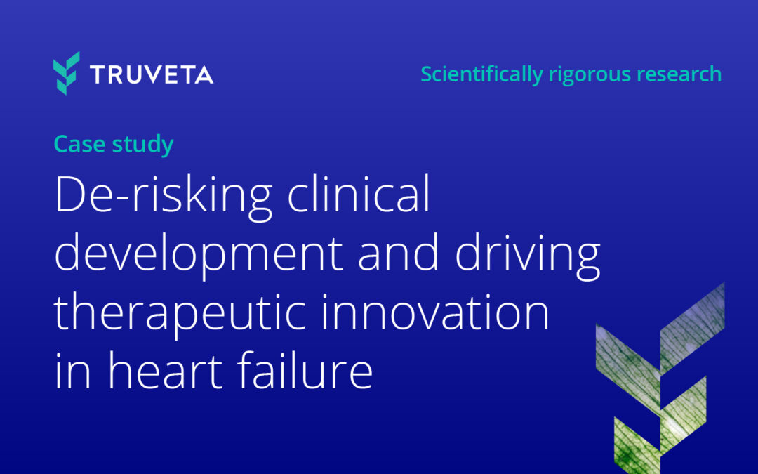 Case study: De-risking clinical development and driving therapeutic innovation in heart failure