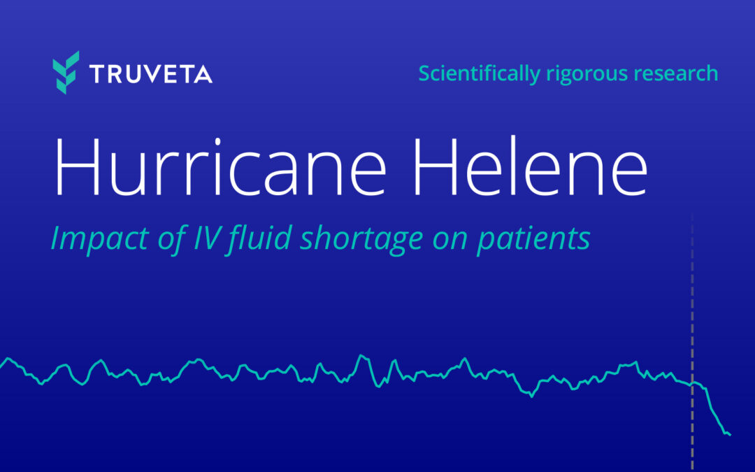 Hurricane Helene: Impact of IV fluid shortage on patients