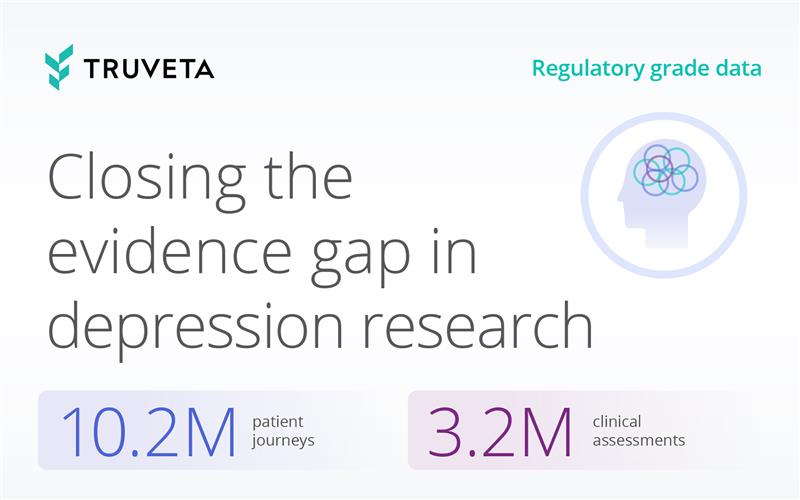 Evidence for major depression from Truveta's real world data