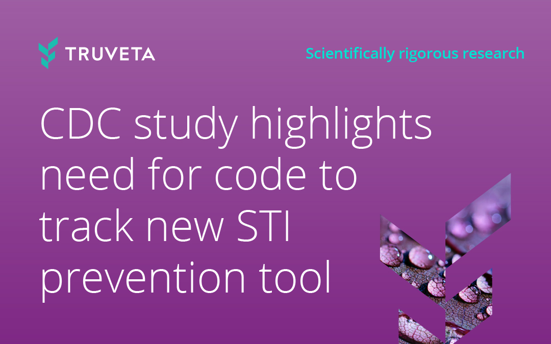 CDC study highlights need for new code to track new STI prevention tool