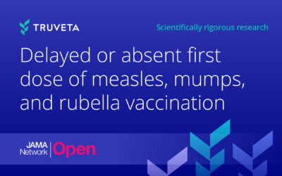 New Truveta research published in JAMA Network Open reveals declining timeliness in childhood MMR vaccination and identifies early predictors of missed immunizations